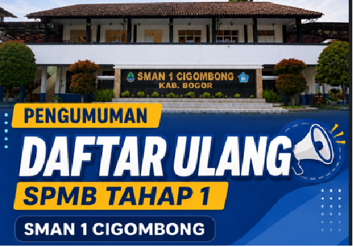 PENGUMUMAN LAPOR DIRI/DAFTAR ULANG SPMB TAHAP 1 JALUR PRESTASI DAN MUTASI TAHUN PELAJARAN 2026/2027